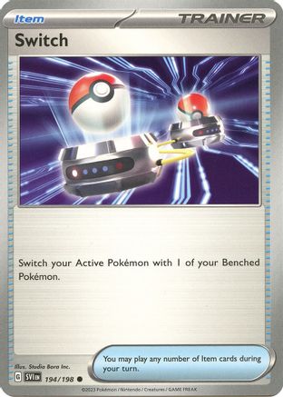 SV01 Scarlet & Violet Base Set 194/198 Switch - Reverse Holofoil - Common