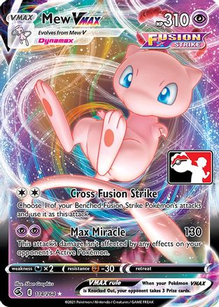 Prize Pack Series Cards Mew VMAX - Holofoil - Ultra Rare