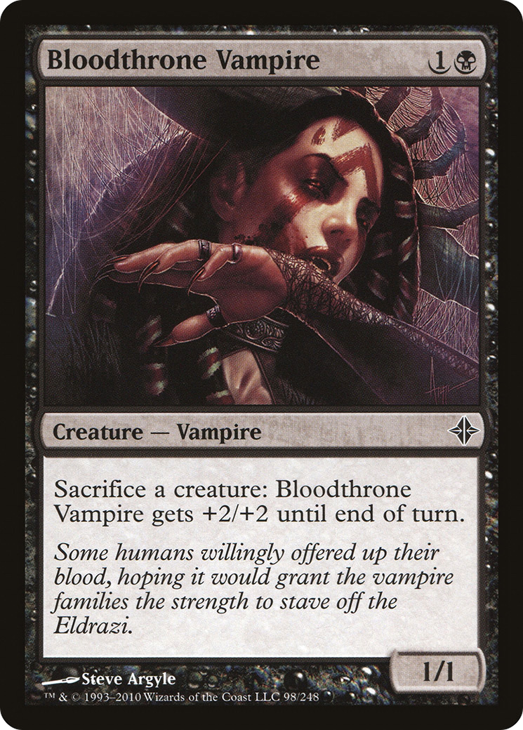 Rise of the Eldrazi - (ROE-098) - Bloodthrone Vampire