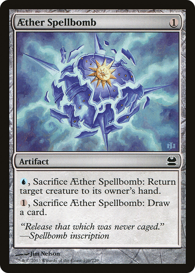 Modern Masters - (MMA-196) - Aether Spellbomb