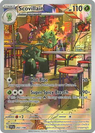 SV01 Scarlet & Violet Base Set 202/198 Scovillain - Holofoil - Illustration Rare