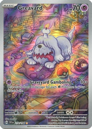 SV01 Scarlet & Violet Base Set 214/198 Greavard - Holofoil - Illustration Rare