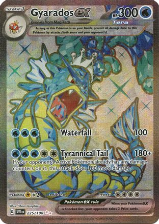 SV01 Scarlet & Violet Base Set 225/198 Gyarados ex - Holofoil - Ultra Rare