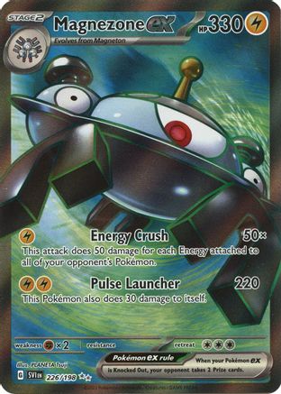 SV01 Scarlet & Violet Base Set 226/198 Magnezone ex - Holofoil - Ultra Rare