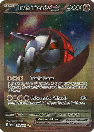 SV01 Scarlet & Violet Base Set 248/198 Iron Treads ex - Holofoil - Special Illustration Rare