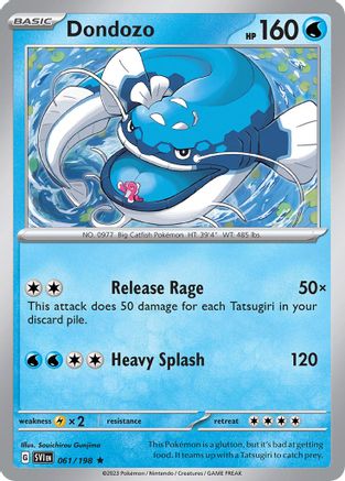 Deck Exclusives 061/198 Dondozo - Rare
