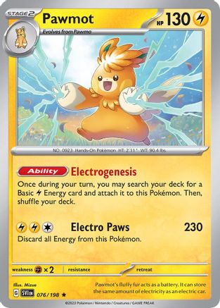 Deck Exclusives 076/198 Pawmot - Promo