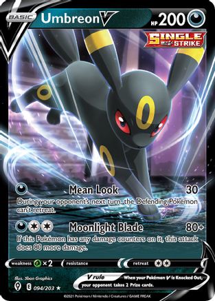 Deck Exclusives 094/203 Umbreon V - Promo