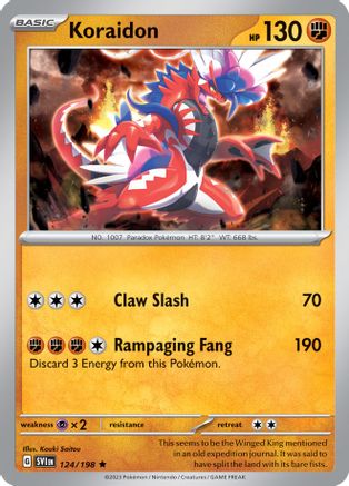 Deck Exclusives 124/198 Koraidon - Rare