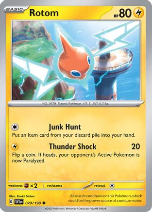 Miscellaneous Cards & Products 070/198 Rotom - Holofoil - Promo