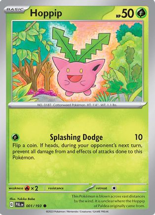 SV02 Paldea Evolved 001/193 Hoppip - Common