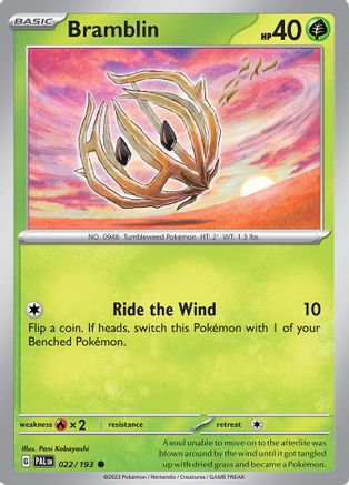 SV02 Paldea Evolved 022/193 Bramblin - Common