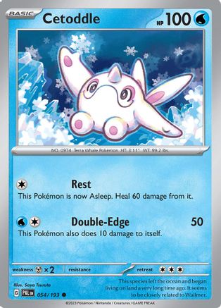 SV02 Paldea Evolved 054/193 Cetoddle - Common