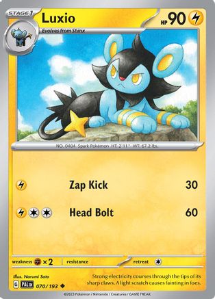 SV02 Paldea Evolved 070/193 Luxio - Uncommon