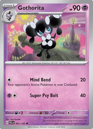 SV02 Paldea Evolved 091/193 Gothorita - Uncommon