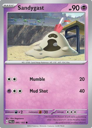 SV02 Paldea Evolved 095/193 Sandygast - Common