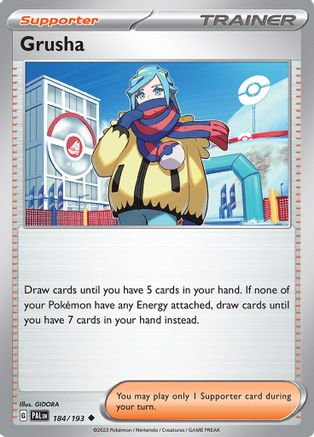 SV02 Paldea Evolved 184/193 Grusha - Uncommon