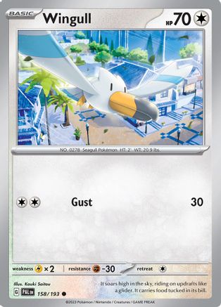 SV02 Paldea Evolved 158/193 Wingull - Reverse Holofoil - Common