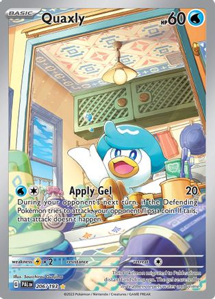 SV02 Paldea Evolved 206/193 Quaxly - Holofoil - Illustration Rare