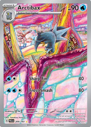 SV02 Paldea Evolved 209/193 Arctibax - Holofoil - Illustration Rare