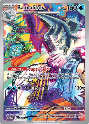 SV02 Paldea Evolved 210/193 Baxcalibur - Holofoil - Illustration Rare