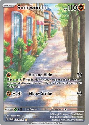SV02 Paldea Evolved 219/193 Sudowoodo - Holofoil - Illustration Rare