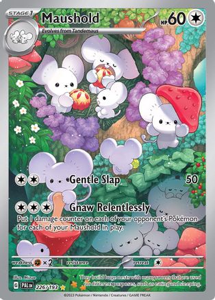 SV02 Paldea Evolved 226/193 Maushold - Holofoil - Illustration Rare