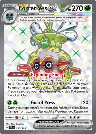 SV02 Paldea Evolved 230/193 Forretress ex - Holofoil - Ultra Rare