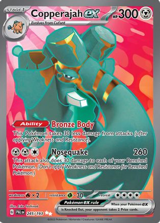 SV02 Paldea Evolved 245/193 Copperajah ex - Holofoil - Ultra Rare