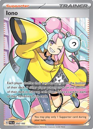 SV02 Paldea Evolved 254/193 Iono - Holofoil - Ultra Rare