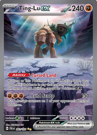 SV02 Paldea Evolved 263/193 Ting-Lu Ex - Holofoil - Special Illustration Rare