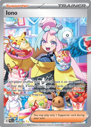 SV02 Paldea Evolved 269/193 Iono - Holofoil - Special Illustration Rare