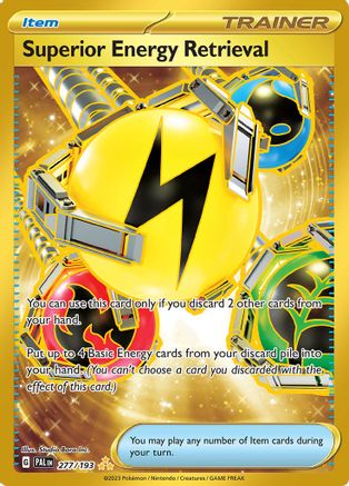 SV02 Paldea Evolved 277/193 Superior Energy Retrieval - Holofoil - Hyper Rare