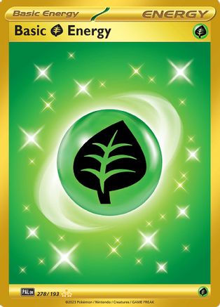 SV02 Paldea Evolved 278/193 Basic Grass Energy - Holofoil - Hyper Rare