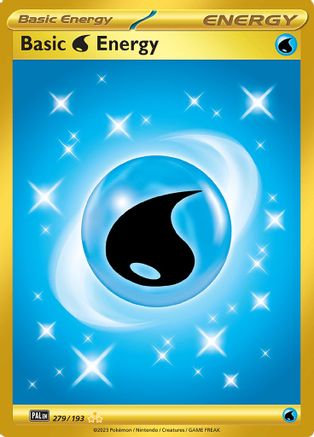 SV02 Paldea Evolved 279/193 Basic Water Energy - Holofoil - Hyper Rare