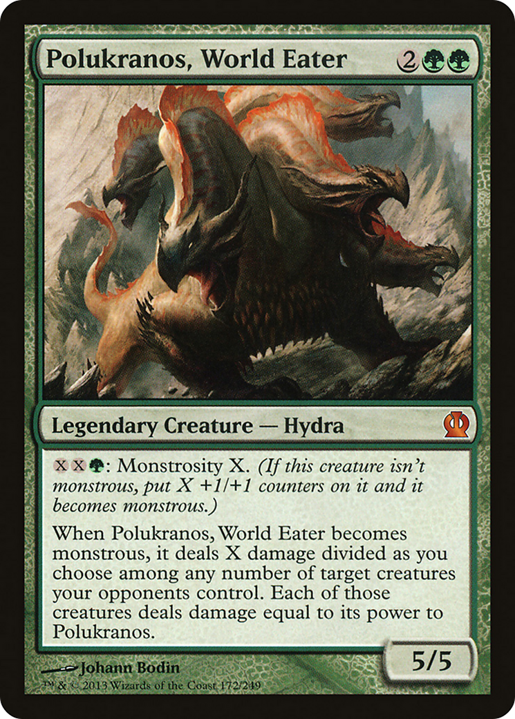 Theros - (THS-172) - Polukranos, World Eater