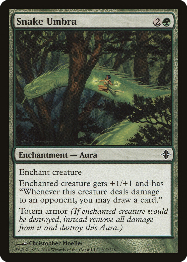 Rise of the Eldrazi - (ROE-207) - Snake Umbra Foil