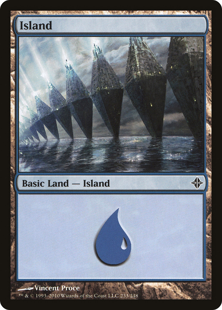Rise of the Eldrazi - (ROE-233) - Island (233)