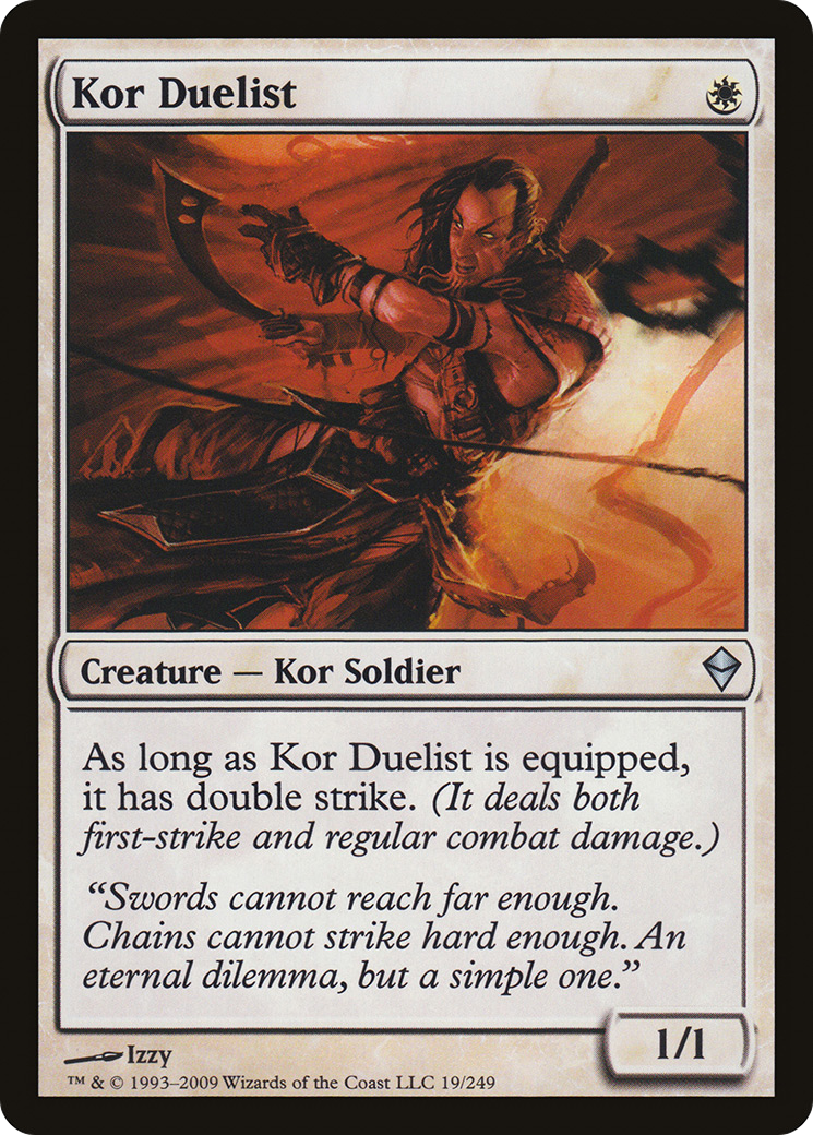 Zendikar - (ZEN-019) - Kor Duelist