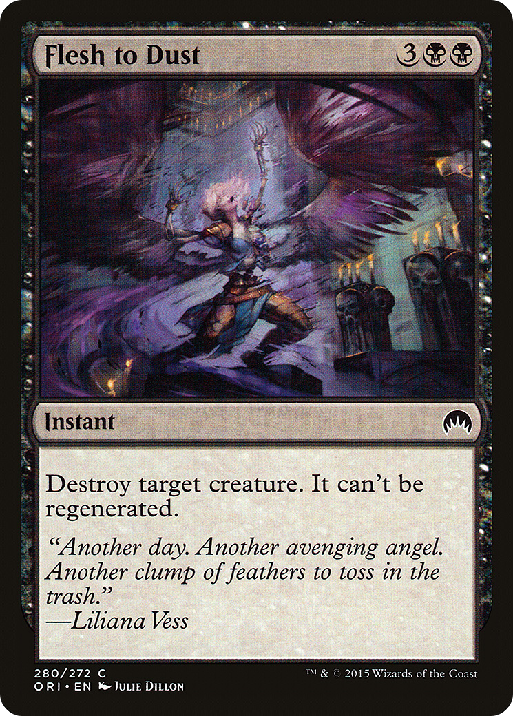 Magic Origins - (ORI-280) - Flesh to Dust Foil