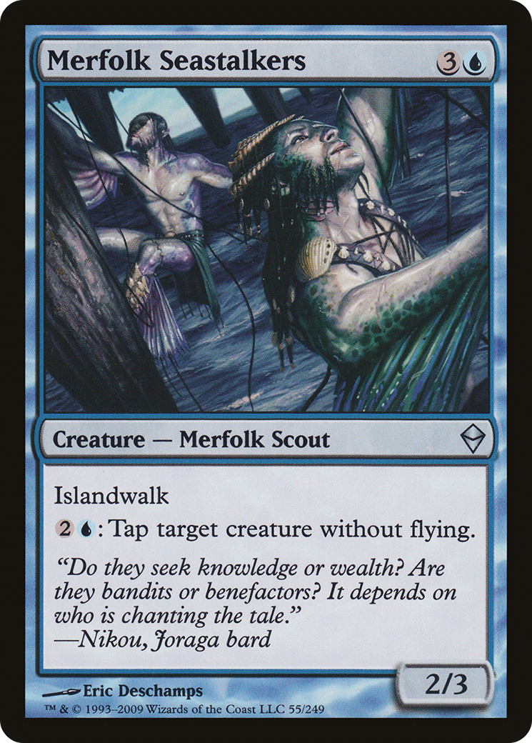 Zendikar - (ZEN-055) - Merfolk Seastalkers