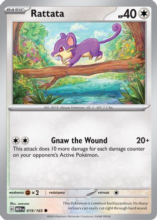 SV Scarlet & Violet 151 019/165 Rattata - Common