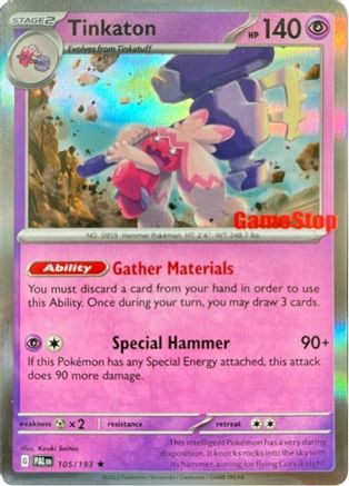 Miscellaneous Cards & Products 105/193 Tinkaton - Holofoil - Promo