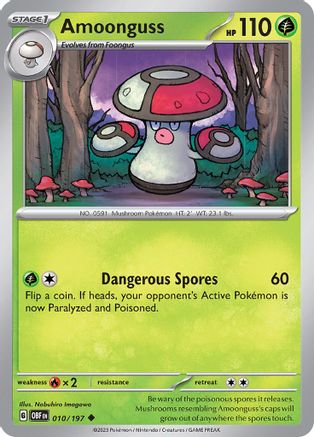 SV03 Obsidian Flames 010/197 Amoonguss - Uncommon