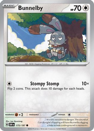 SV03 Obsidian Flames 175/197 Bunnelby - Common