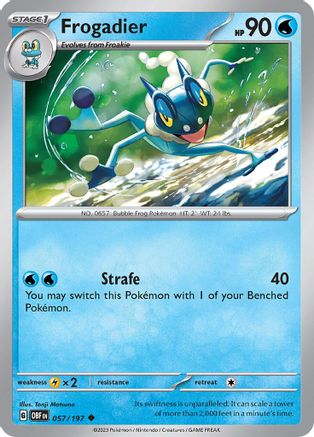 SV03 Obsidian Flames 057/197 Frogadier - Uncommon