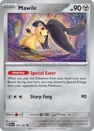SV03 Obsidian Flames 143/197 Mawile - Uncommon