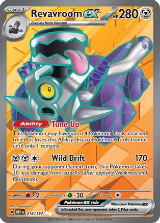 SV03 Obsidian Flames 216/197 Revavroom ex - Holofoil - Ultra Rare
