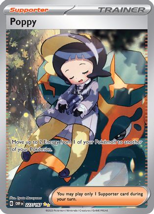 SV03 Obsidian Flames 227/197 Poppy - Holofoil - Special Illustration Rare
