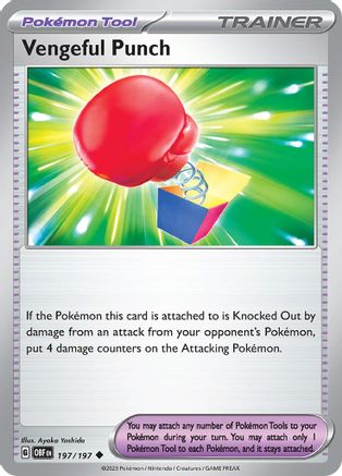 SV03 Obsidian Flames 197/197 Vengeful Punch - Uncommon